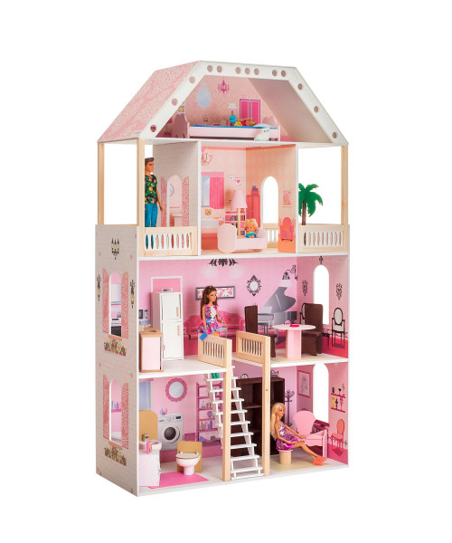 Кукольный домик Поместье Монтевиль (с мебелью)
