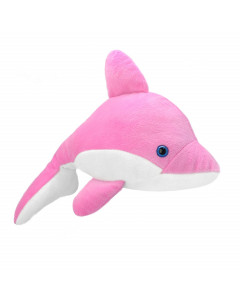 Мягкая игрушка Дельфин розовый, 35 см
