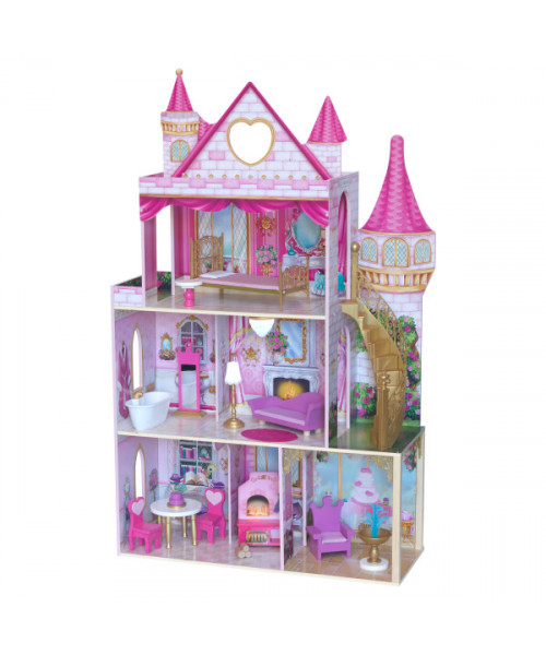 Кукольный домик Розовый Замок
