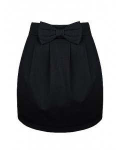 Школьная черная юбка для девочки 78051-ДШ19