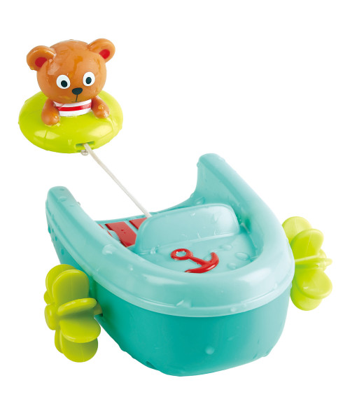 Игрушка для купания Мишка на тюбинге
