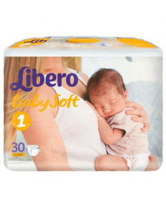 Подгузники BABY SOFT newborn 2-5 кг 30 шт