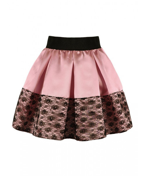 Розовая юбка для девочки 83135-ДН18