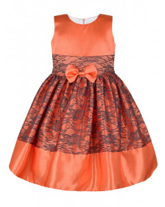 Нарядное платье для девочки с гипюром 84275-ДН19