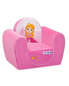 Мягкое игровое кресло "Принцесса", цв. Розовый