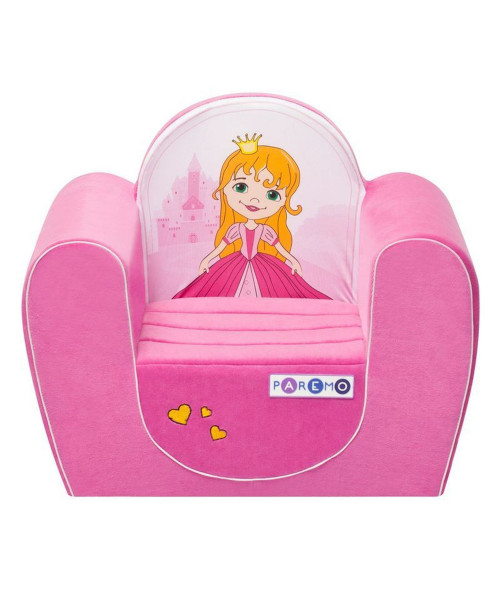 Мягкое игровое кресло Принцесса, цв. Розовый