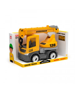 Строительный грузовик-кран игрушка 22 см