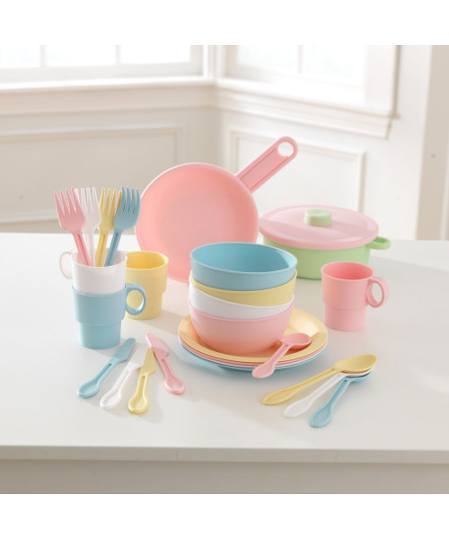 Кухонный игровой набор посуды Пастель (Pastel)