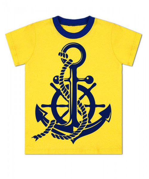 Жёлтая футболка для мальчика 80941-МЛС19