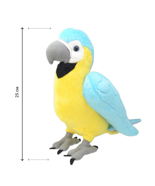 Мягкая игрушка Попугай Ара, 25 см