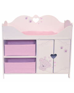 Кроватка-шкаф для кукол серия "Рони", стиль 1