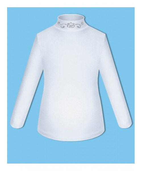 Школьный комплект с серым сарафаном и белой блузкой 74502-79646