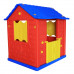 Игровой домик для детей Королевский (2 окна, 2 двери), красный