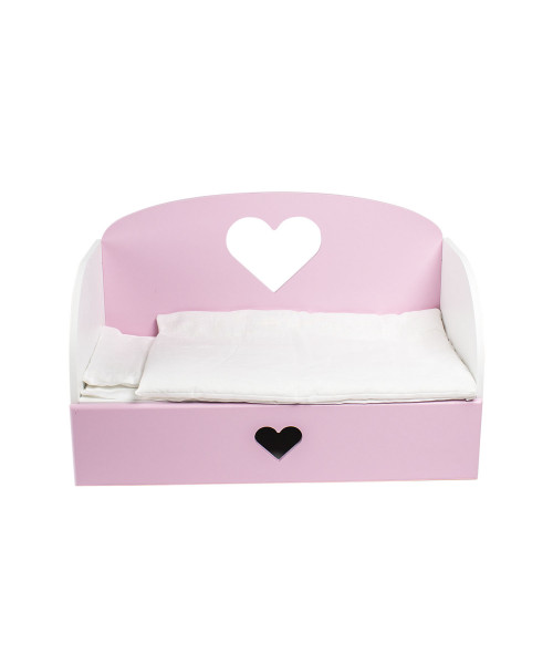 Диван – кровать Сердце, цвет: розовый