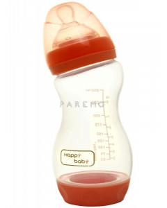 Бутылочка полипропиленовая антиколиковая силиконовой соской, широкое горло, 250  мл, 0+ , медленный