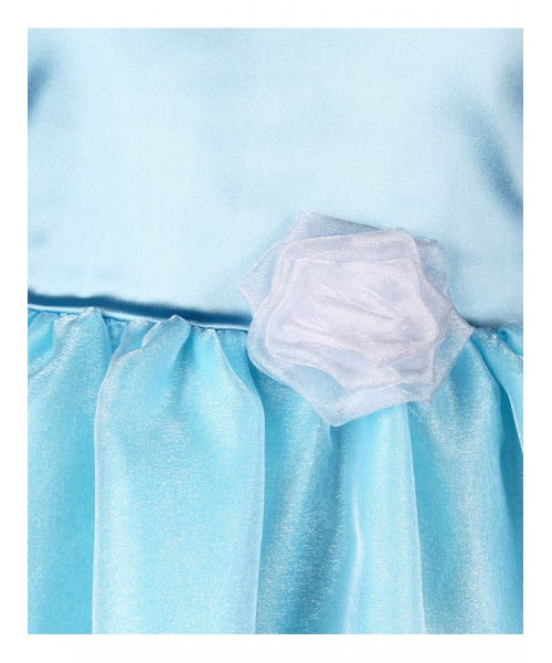 Голубое платье для девочки 82762-ДН18