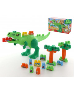Набор "Динозавр" + конструктор (30 элементов) (в коробке)