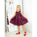 Нарядное платье для девочки со складками 82629-ДН19
