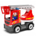 Пожарный грузовик с лестницей и водителем игрушка 22 см