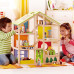 Кукольный дом для мини-кукол с мебелью 33 предмета