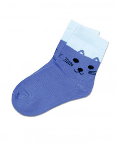 Голубые носки для девочки 37601-ПЧ19