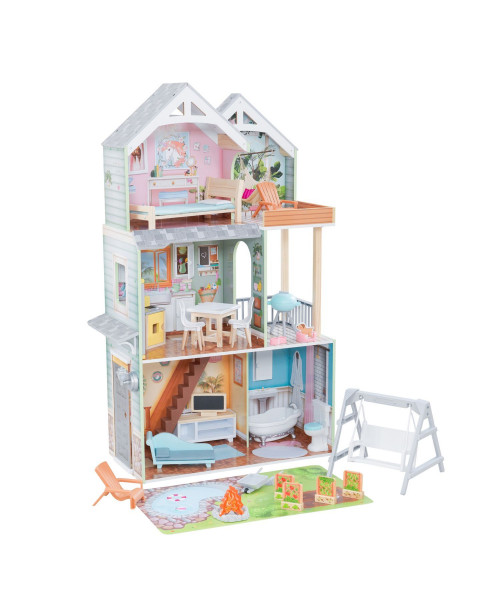 Кукольный домик  Хэлли, с мебелью 27 элементов