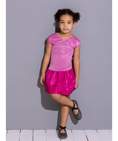 Нарядное малиновое платье для девочки 76291-ДН15