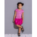 Нарядное малиновое платье для девочки 76291-ДН15
