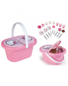Набор посудки в корзинке Пикник Hello Kitty 25,8*20*13 см