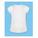 Белая футболка для девочки 7569-ДС21