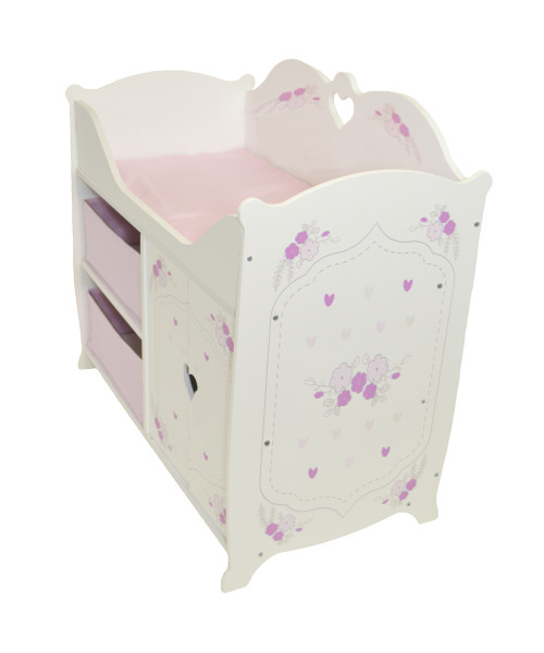 Кроватка-шкаф для кукол серия Розали, цвет Пастель