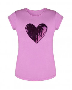 Сиреневая блузка для девочки 79851-ДЛН19